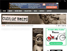 Tablet Screenshot of cultofweird.com